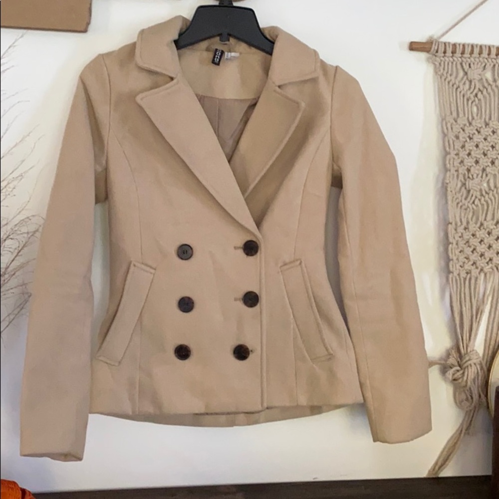Tan Peacoat